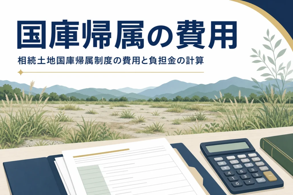 相続土地国庫帰属制度の費用と負担金を解説する記事のアイキャッチ