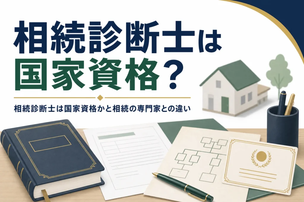 相続診断士は国家資格かを解説する記事のアイキャッチ