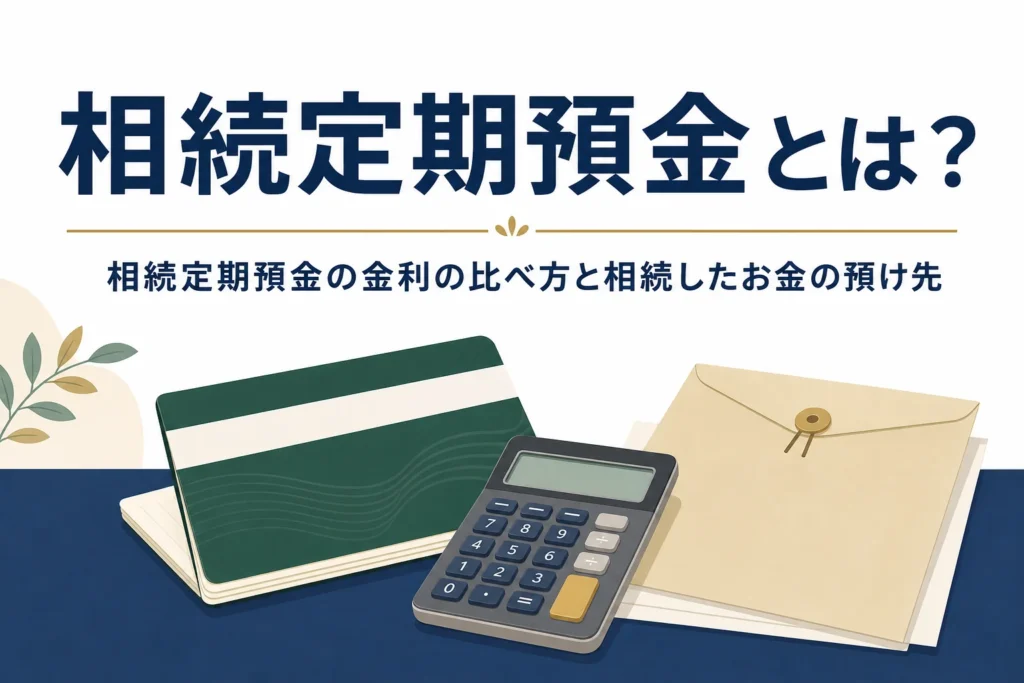相続定期預金のしくみと相続したお金の預け先を解説する記事のアイキャッチ