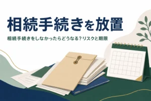 相続手続きをしないとどうなるか、放置のリスクと期限を解説する記事のアイキャッチ