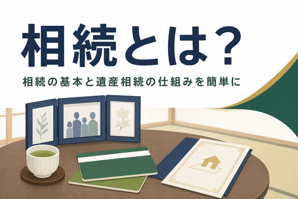 相続の基本と遺産相続の仕組みを解説する記事のアイキャッチ