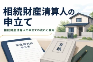 相続財産清算人の選任申立ての流れと費用を解説する記事のアイキャッチ