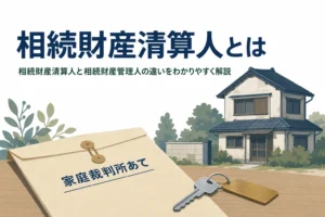 相続財産清算人とは何かと相続財産管理人との違いを解説する記事のアイキャッチ