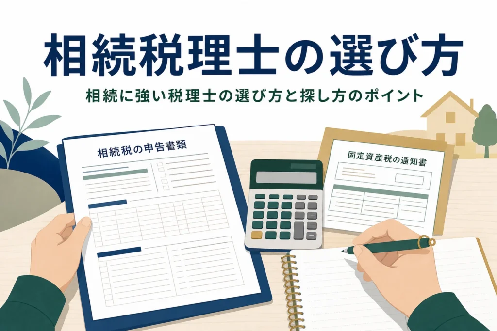 相続に強い税理士の選び方と探し方を解説する記事のアイキャッチ