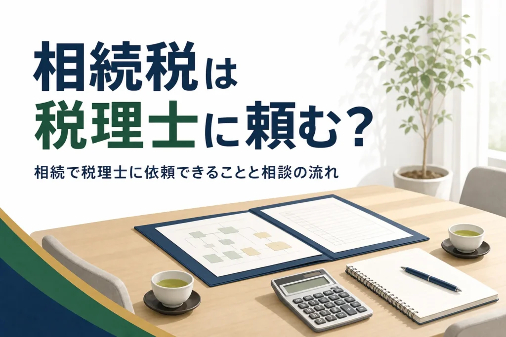 相続税を税理士に頼むべきかを解説する記事のアイキャッチ