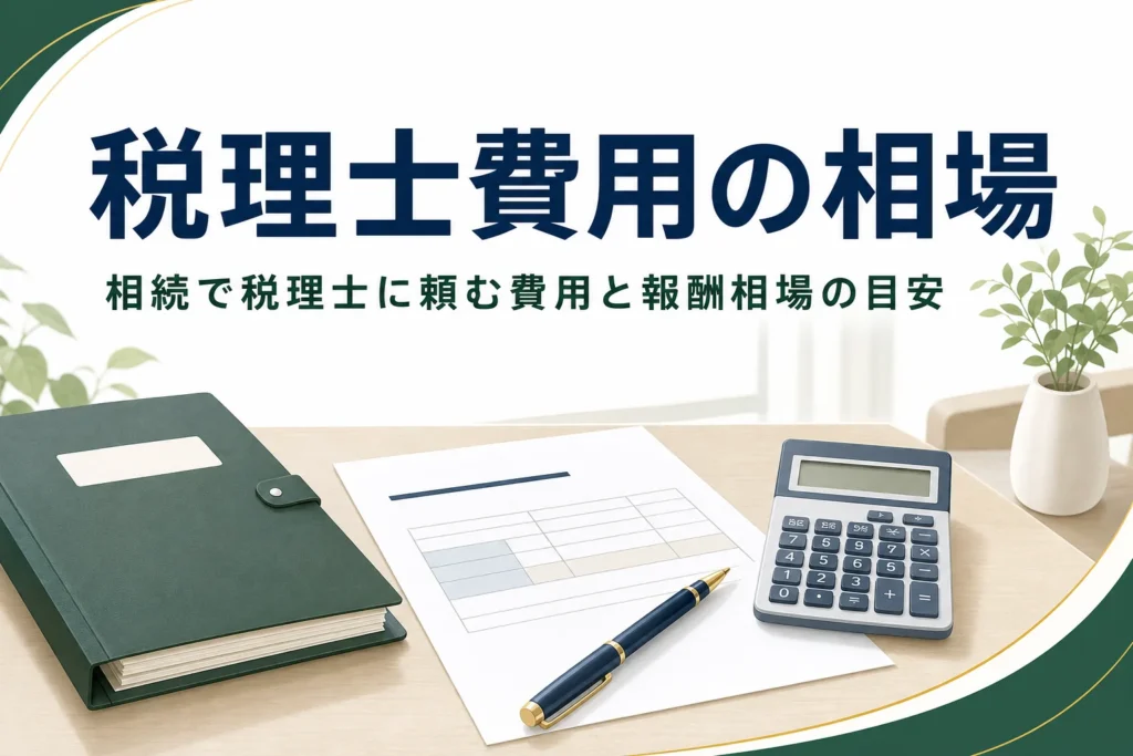 相続税の申告を税理士に頼む費用と報酬相場の目安を解説する記事のアイキャッチ