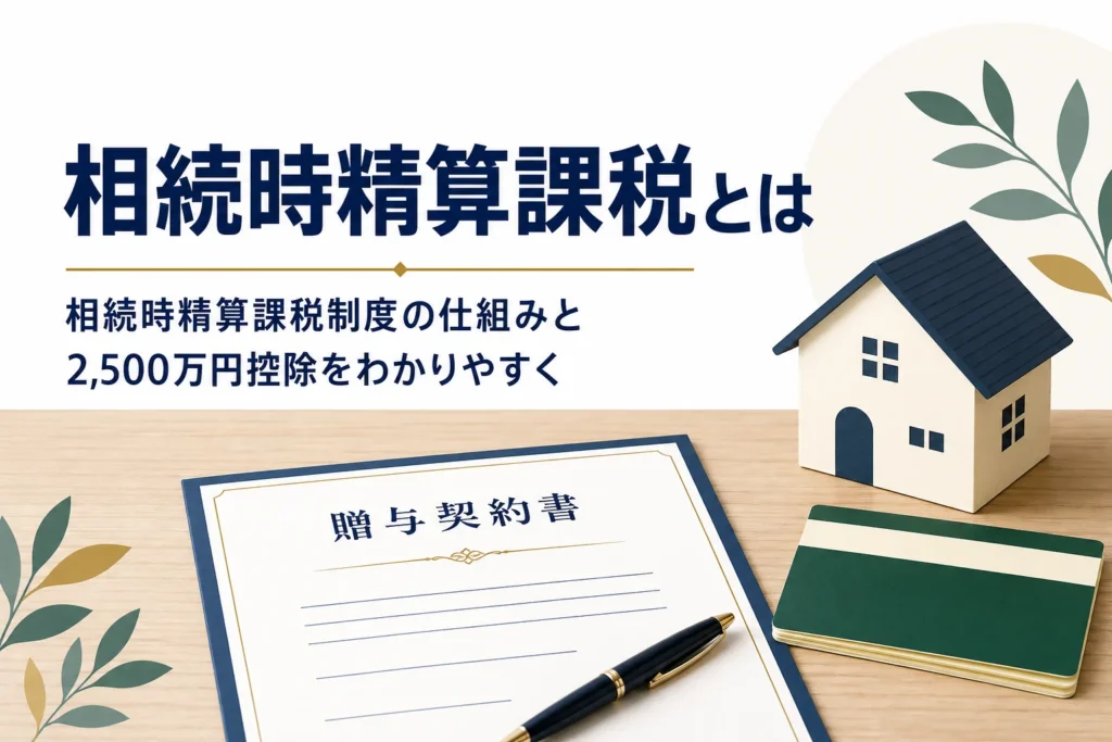 相続時精算課税制度の仕組みと2,500万円の特別控除を解説する記事のアイキャッチ