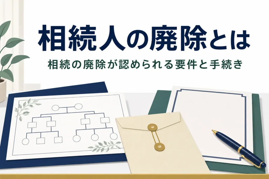 相続人の廃除の要件と手続きを解説する記事のアイキャッチ