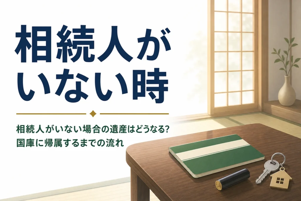 相続人がいない場合の遺産の行方を解説する記事のアイキャッチ