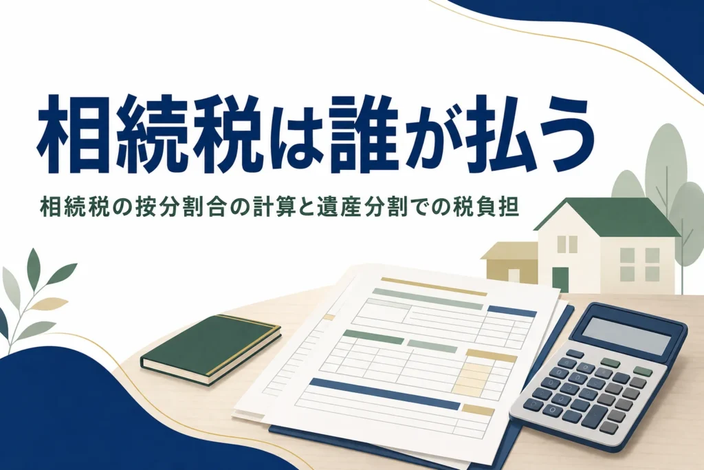 「相続税は誰が払う」を解説する記事のアイキャッチ