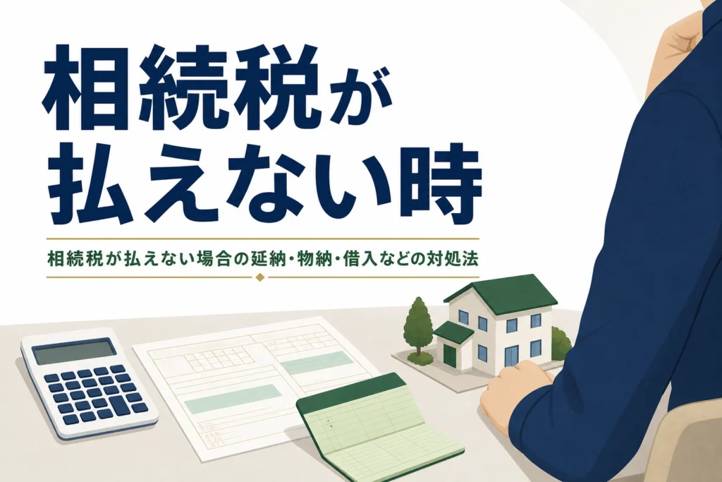 相続税が払えない場合にどうなるかと対処法を解説する記事のアイキャッチ