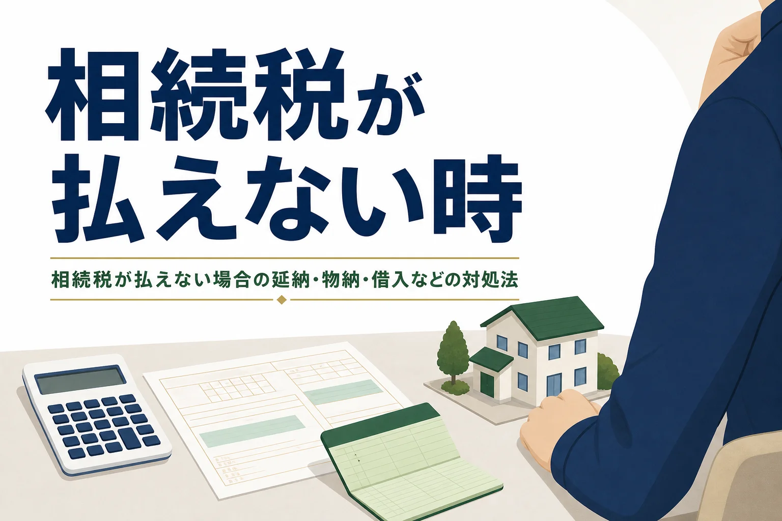 相続税が払えない場合にどうなるかと対処法を解説する記事のアイキャッチ