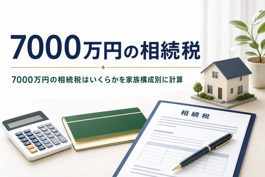 遺産6,000万円から9,000万円の相続税を家族構成別に解説する記事のアイキャッチ