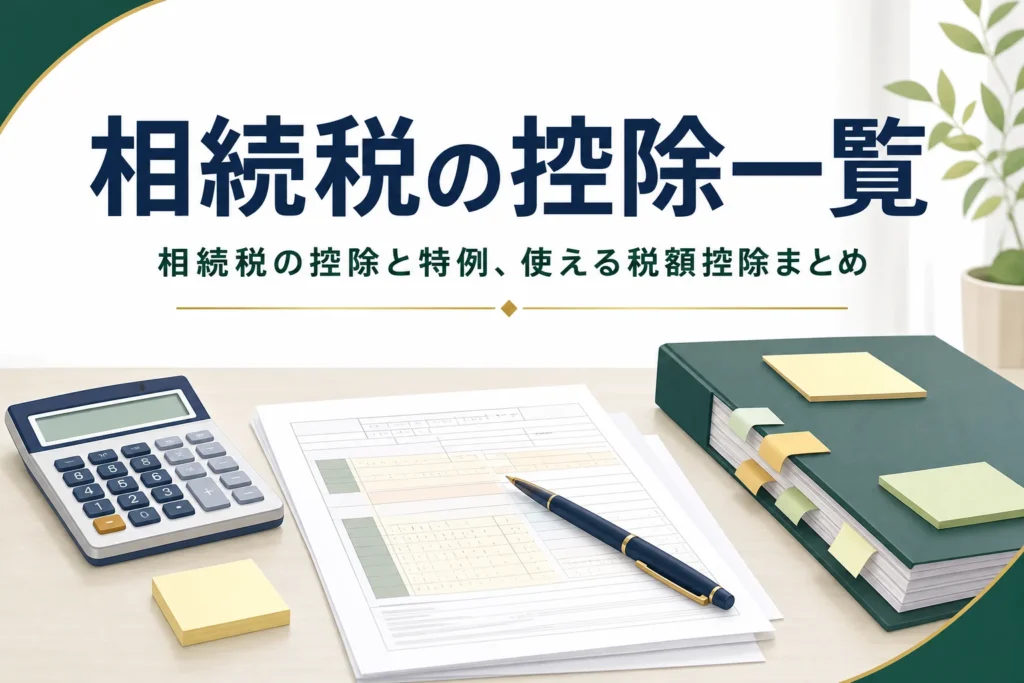 相続税の控除・特例と税額控除を一覧で解説する記事のアイキャッチ