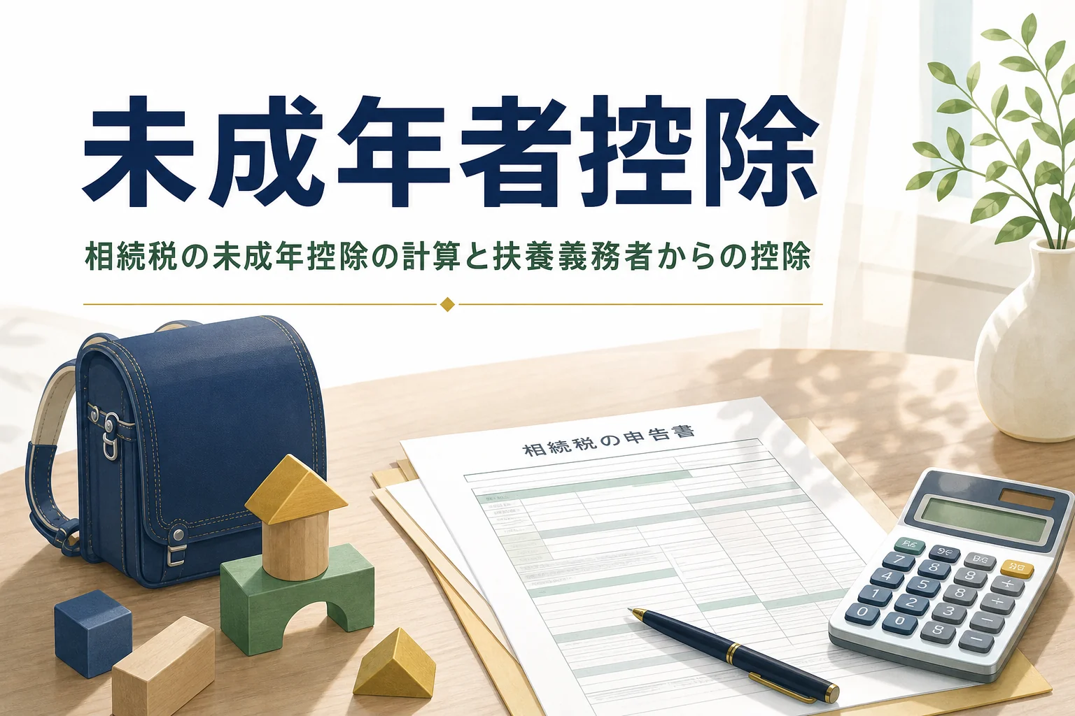 相続税の未成年者控除の計算方法を解説する記事のアイキャッチ