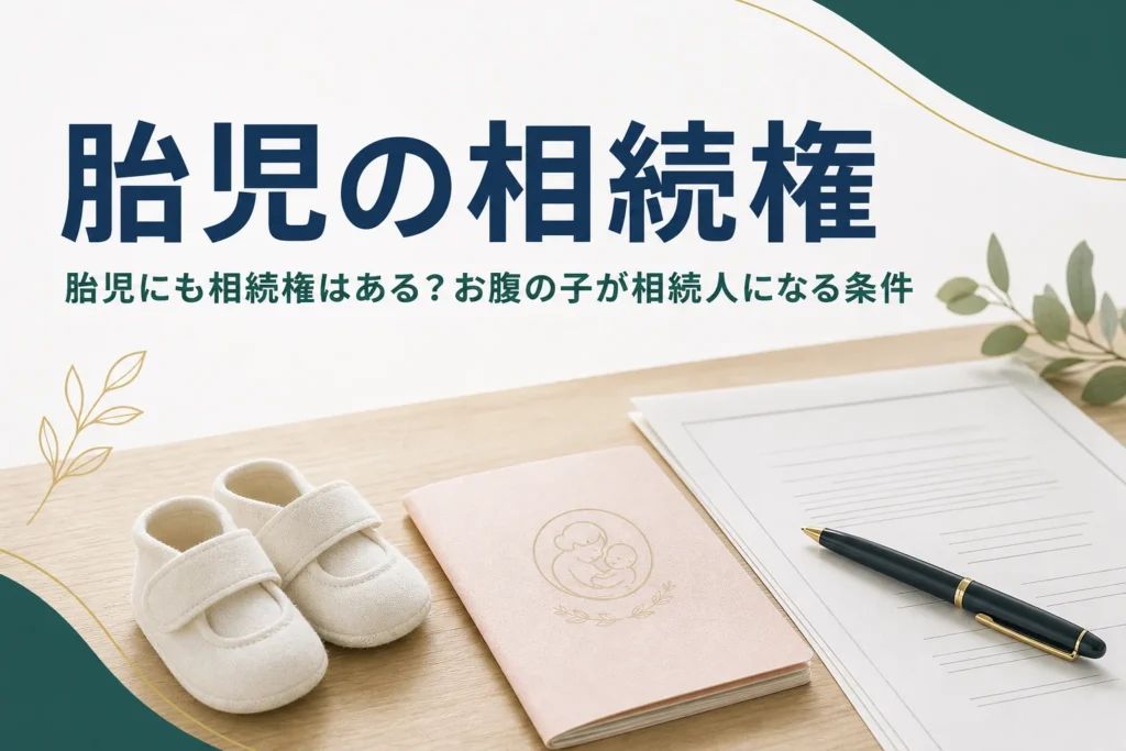 胎児の相続権と相続人になる条件を解説する記事のアイキャッチ