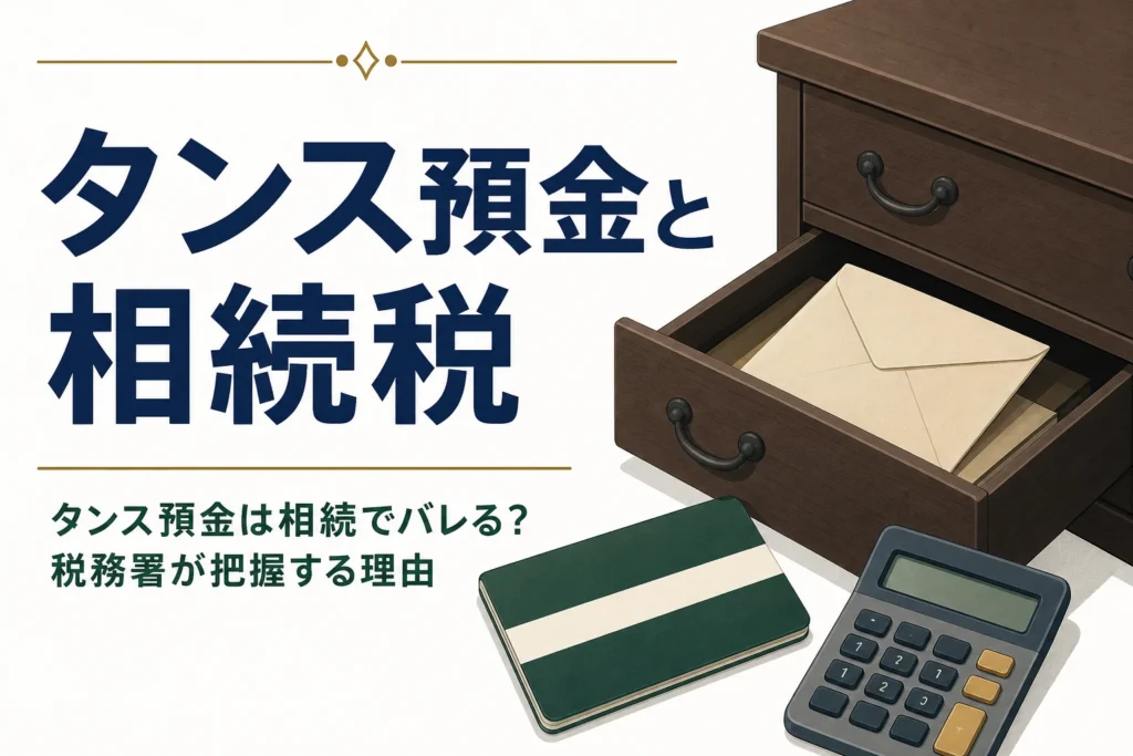 タンス預金の相続と相続税の申告について解説する記事のアイキャッチ