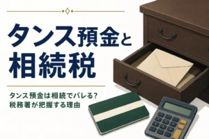 タンス預金の相続と相続税の申告について解説する記事のアイキャッチ