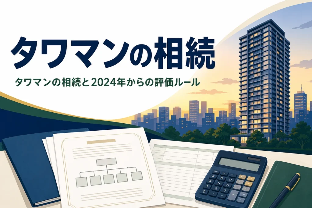タワマンの相続と評価ルール改正の影響を解説する記事のアイキャッチ
