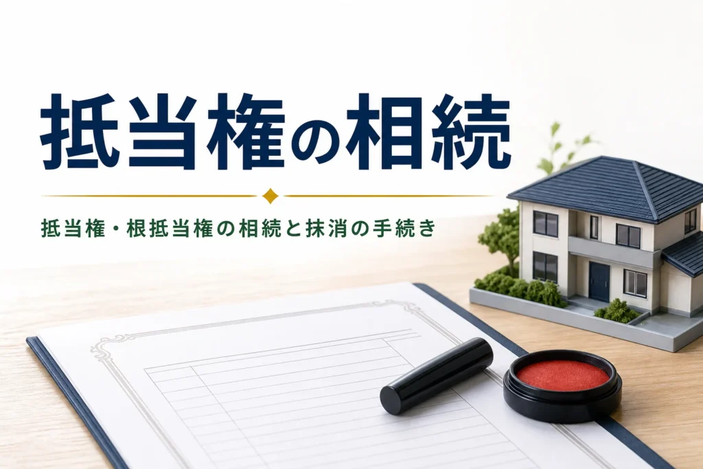 抵当権・根抵当権の相続と抹消手続きを解説する記事のアイキャッチ