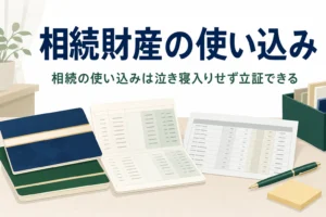 相続財産の使い込みの立証方法と税務調査への影響を解説する記事のアイキャッチ