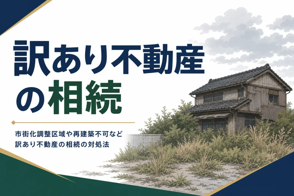 市街化調整区域や再建築不可など訳あり不動産の相続の対処法の記事のアイキャッチ