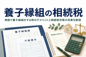 相続で養子縁組をする時のデメリットと相続税対策の効果を解説する記事のアイキャッチ